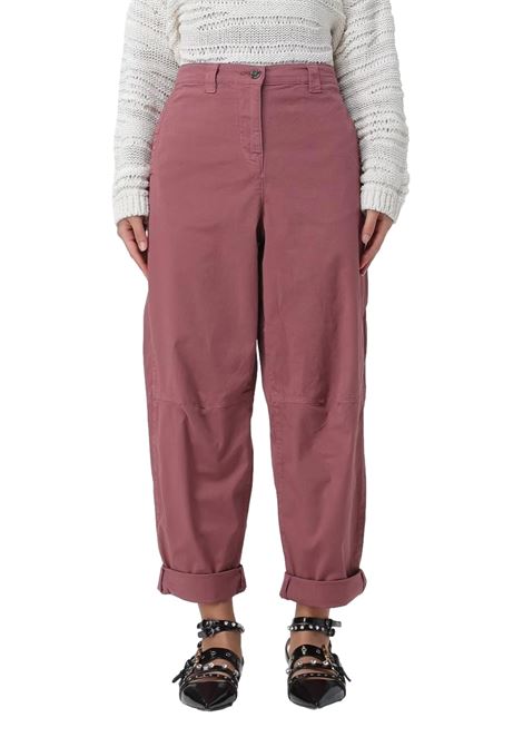 CAVALLERY FABRIC CARROT TROUSERS PINKO | Trousers | 103066 A1OAQ21